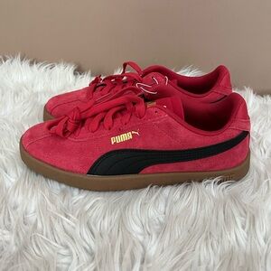 {Puma} Club II Era Sneakers in Red - Youth 6